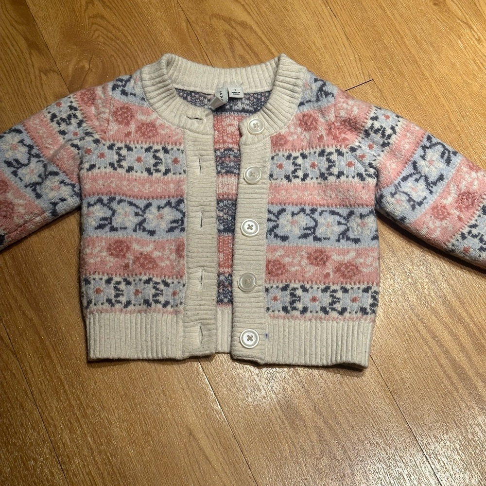 Kids Patterned Cardigan Sweater Janie and Jack 3t
